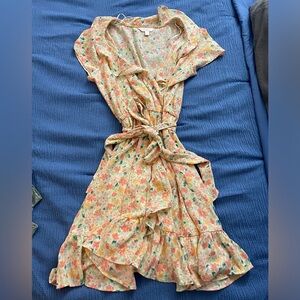 Lauren Conrad Floral Ruffle Summer Dress
